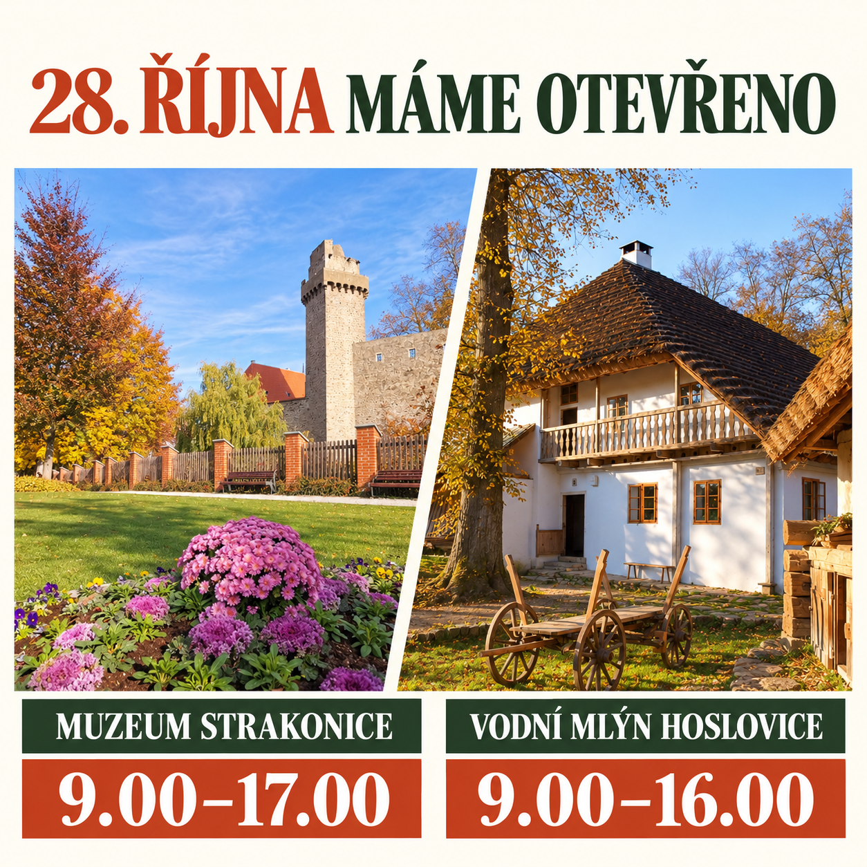 MÁME OTEVŘENO | Muzeum středního Pootaví Strakonice
